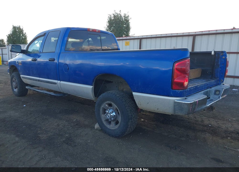 2007 DODGE RAM 2500 SLT/SPORT VIN: 3D7KS28A17G783062