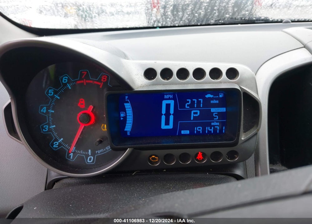 2012 CHEVROLET SONIC 2LT VIN: 1G1JC6SH7C4230402