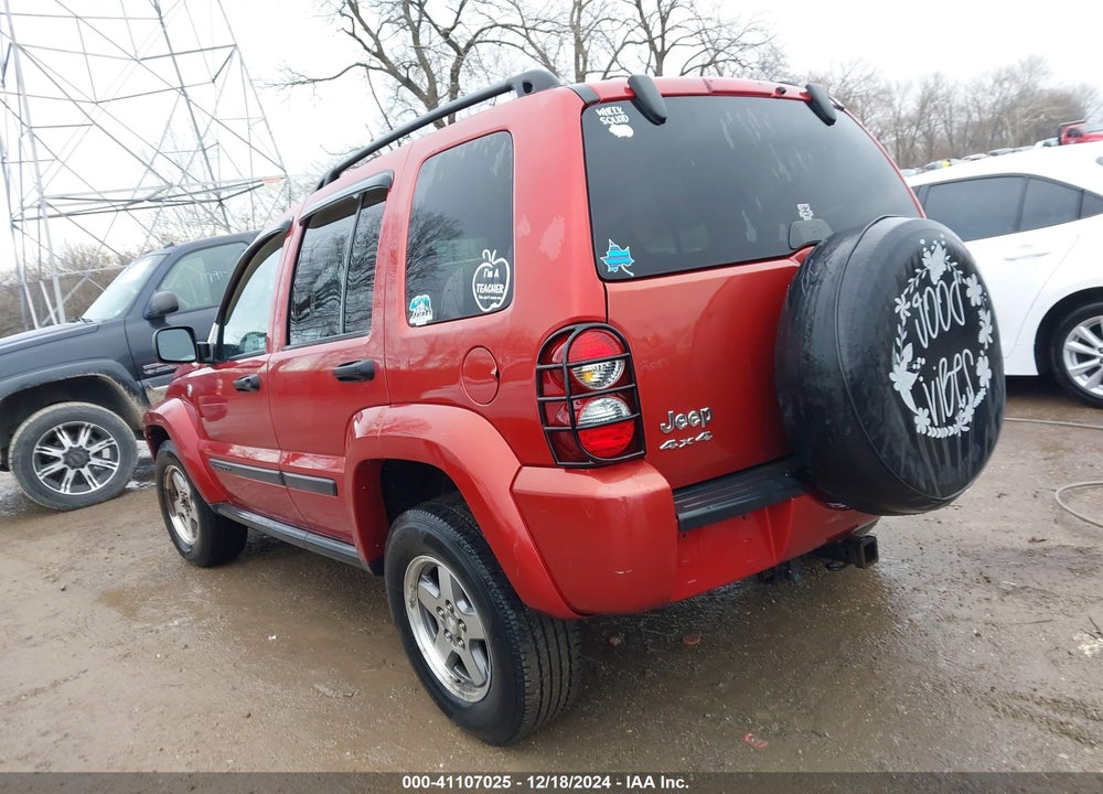 2005 JEEP LIBERTY RENEGADE VIN: 1J4GL38K05W647980