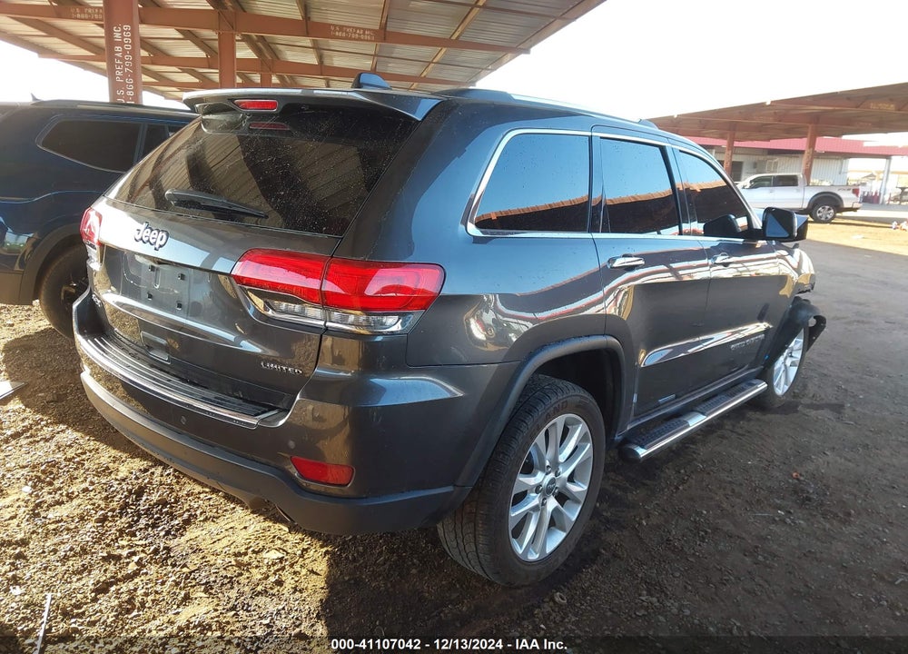 2017 JEEP GRAND CHEROKEE LIMITED 4X4 VIN: 1C4RJFBG5HC738792