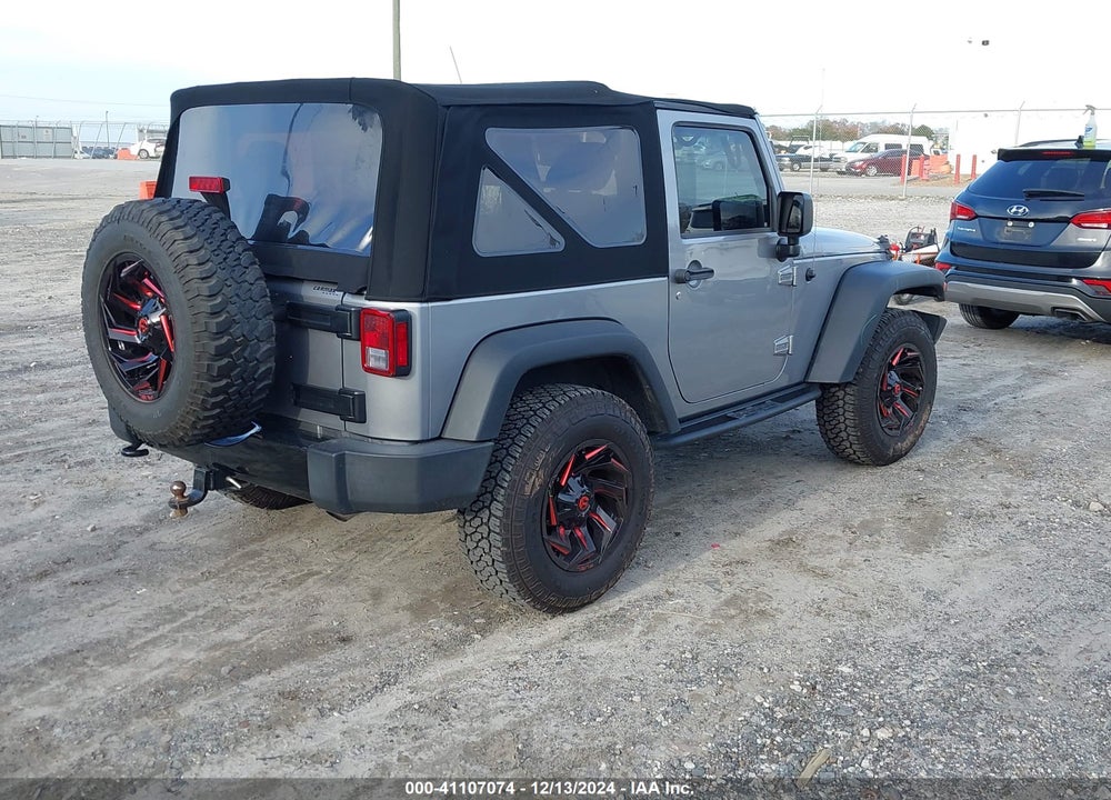 2016 JEEP WRANGLER WILLYS WHEELER VIN: 1C4AJWAG2GL347354