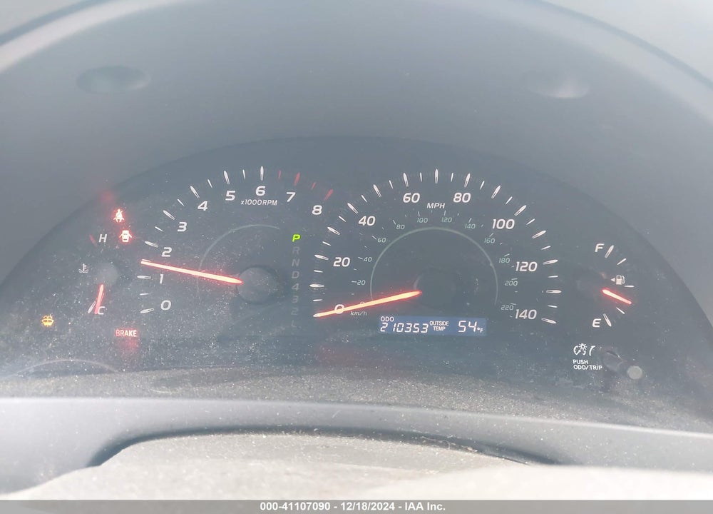 2009 TOYOTA CAMRY LE VIN: 4T1BE46KX9U390441