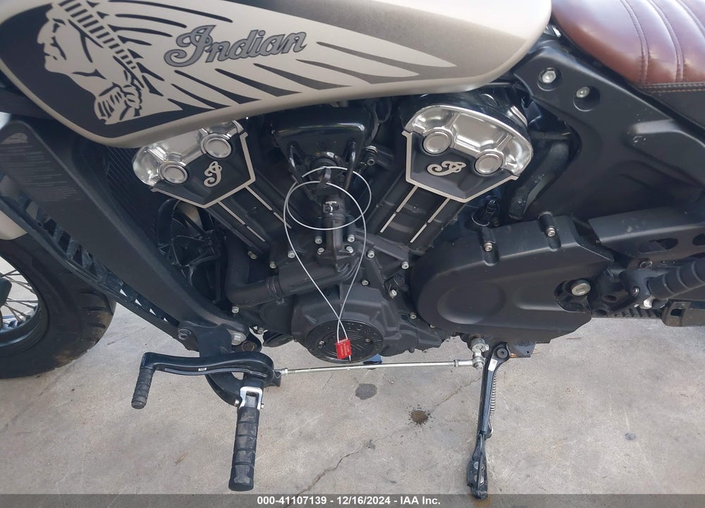 2022 INDIAN MOTORCYCLE CO. SCOUT BOBBER TWENTY ABS VIN: 56KMTG006N3184717