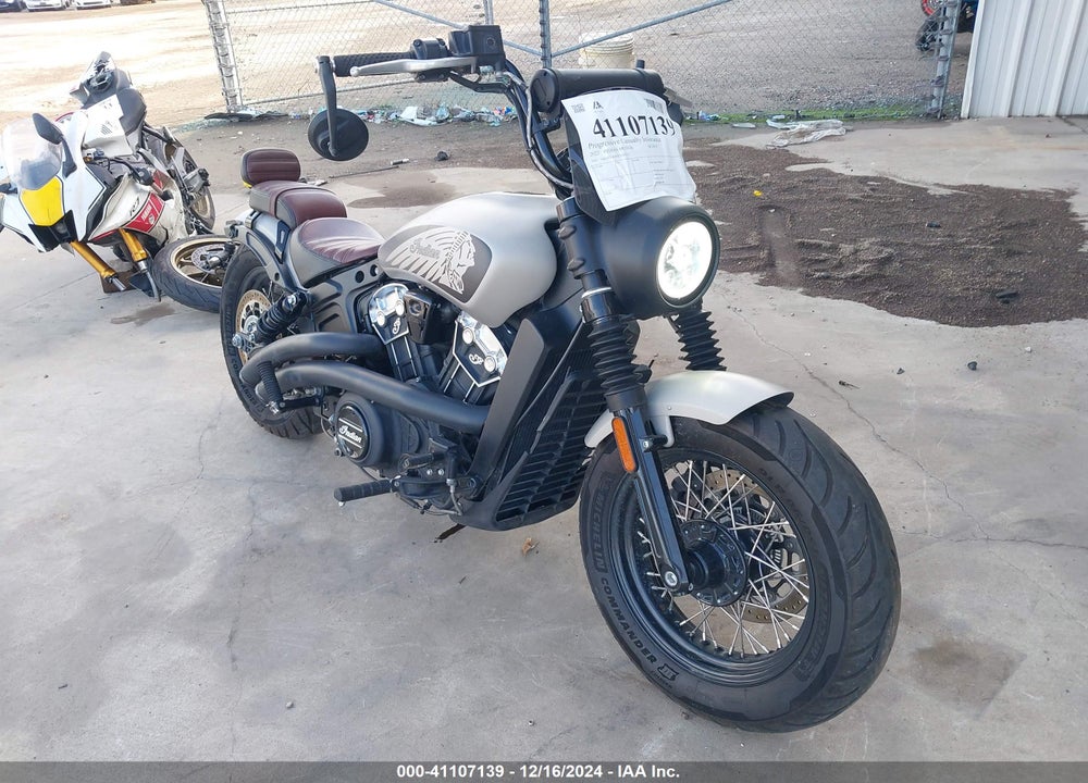 2022 INDIAN MOTORCYCLE CO. SCOUT BOBBER TWENTY ABS VIN: 56KMTG006N3184717