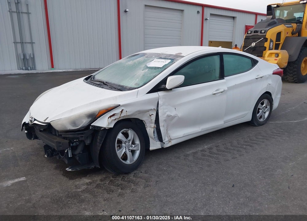2014 HYUNDAI ELANTRA VIN: 5NPDH4AE3EH507576