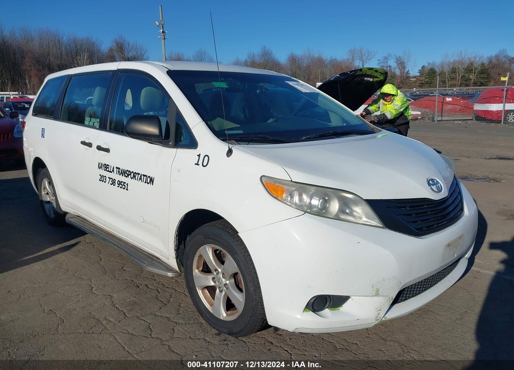 2014 TOYOTA SIENNA L V6 7 PASSENGER VIN: 5TDZK3DC8ES488500