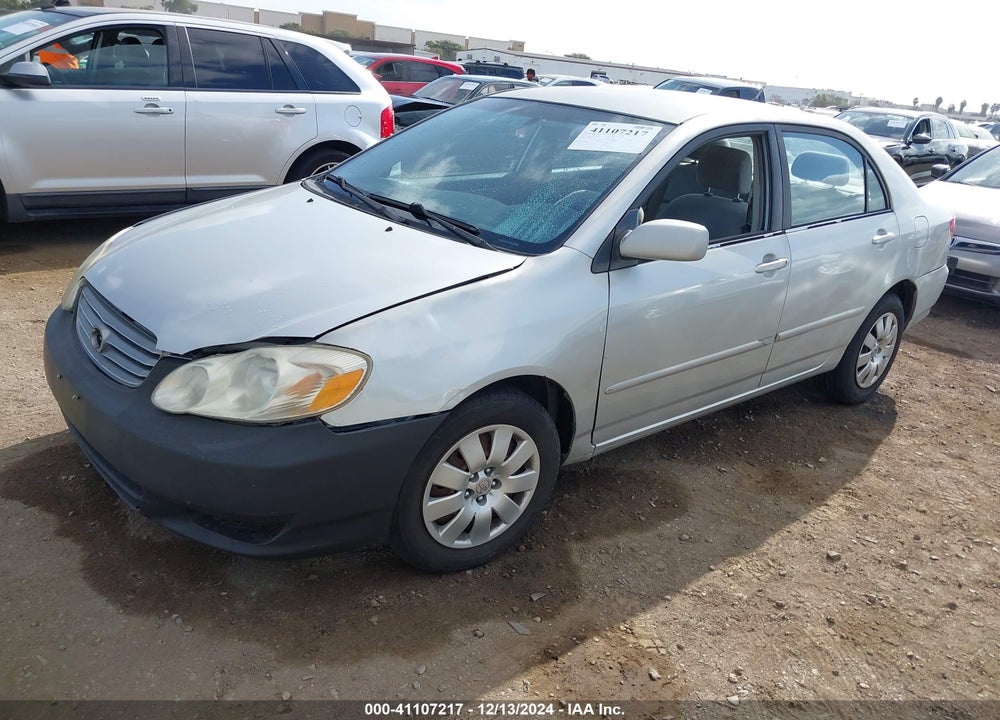 2003 TOYOTA COROLLA LE VIN: 1NXBR32E73Z085050