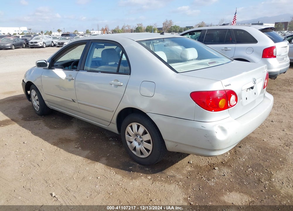 2003 TOYOTA COROLLA LE VIN: 1NXBR32E73Z085050