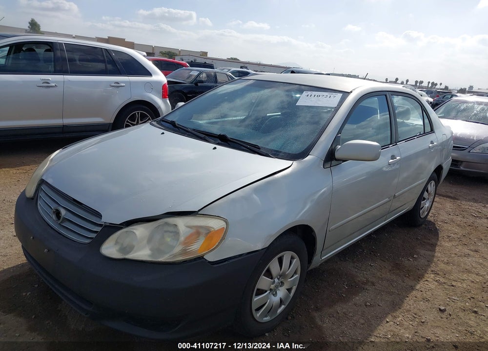 2003 TOYOTA COROLLA LE VIN: 1NXBR32E73Z085050