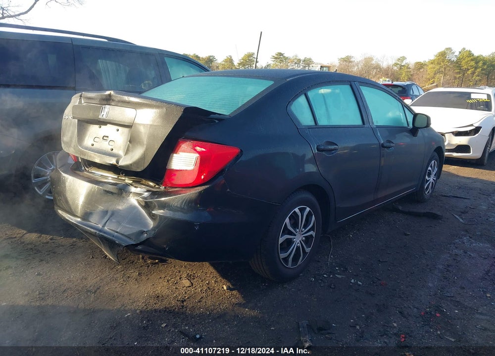 2012 HONDA CIVIC LX VIN: 2HGFB2F58CH580618
