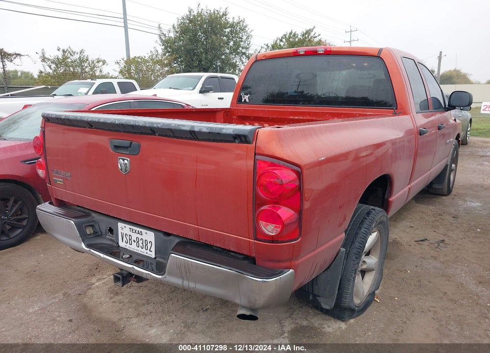 2007 DODGE RAM 1500 SLT VIN: 1D7HA18P07S254187