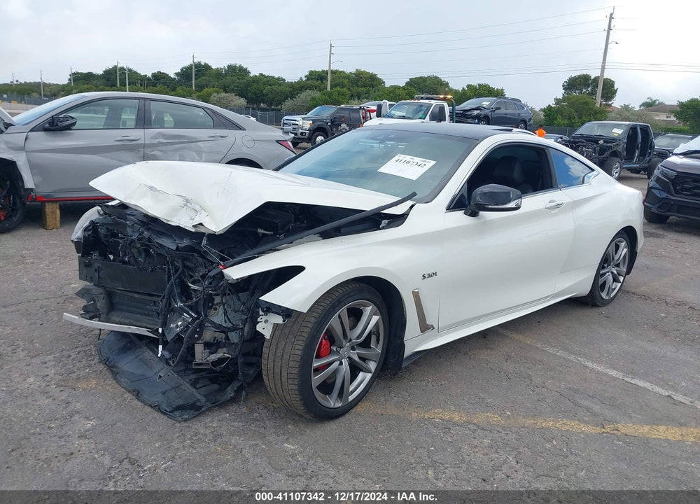 2018 INFINITI Q60 3.0T RED SPORT 400 VIN: JN1FV7EL9JM630961