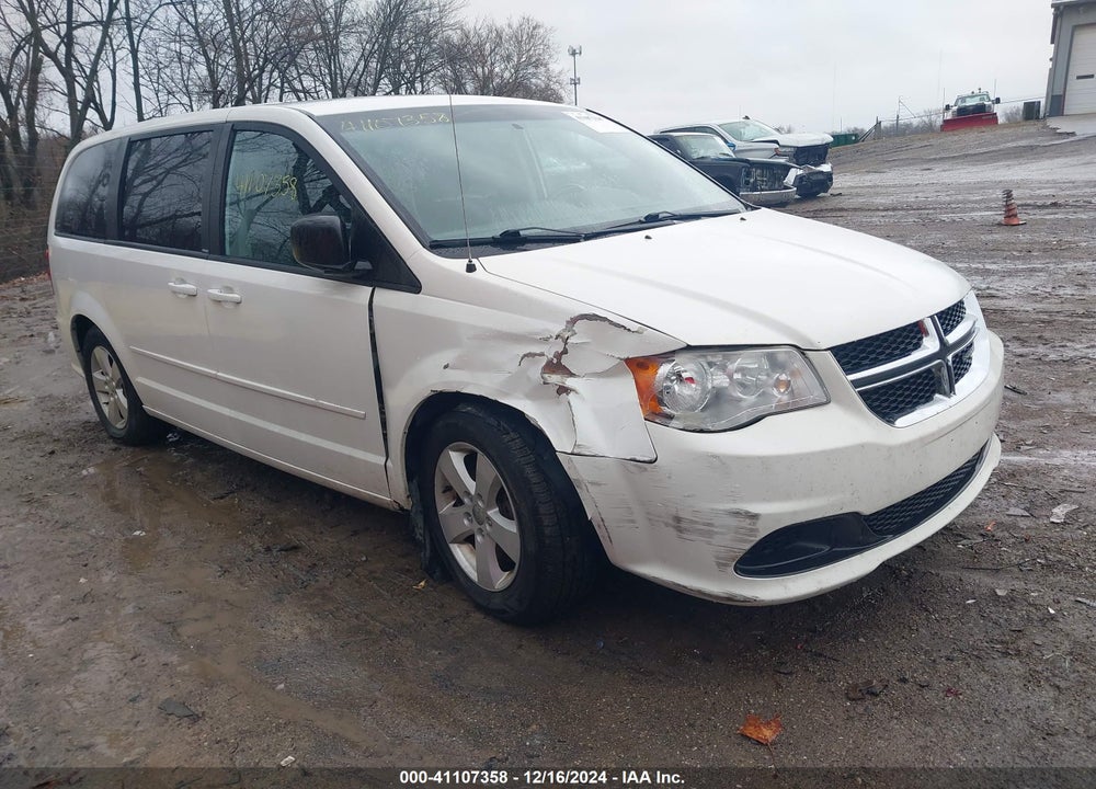 2013 DODGE GRAND CARAVAN SE VIN: 2C4RDGBG4DR616665