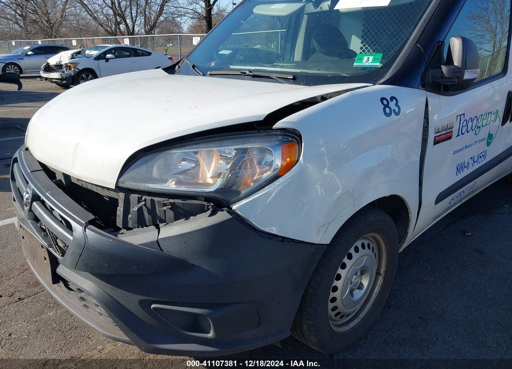 2018 RAM PROMASTER CITY TRADESMAN VIN: ZFBERFAB0J6J18680