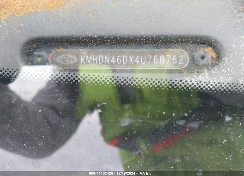 2004 HYUNDAI ELANTRA GLS/GT VIN: KMHDN46DX4U768762