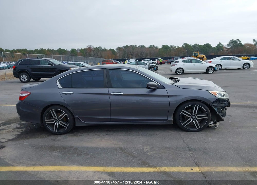 2016 HONDA ACCORD VIN: 1HGCR2F54GA183474