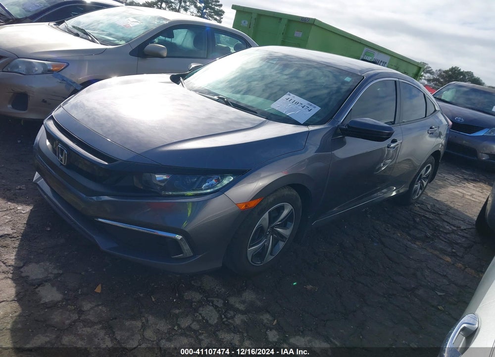 2019 HONDA CIVIC LX VIN: 19XFC2F66KE039694