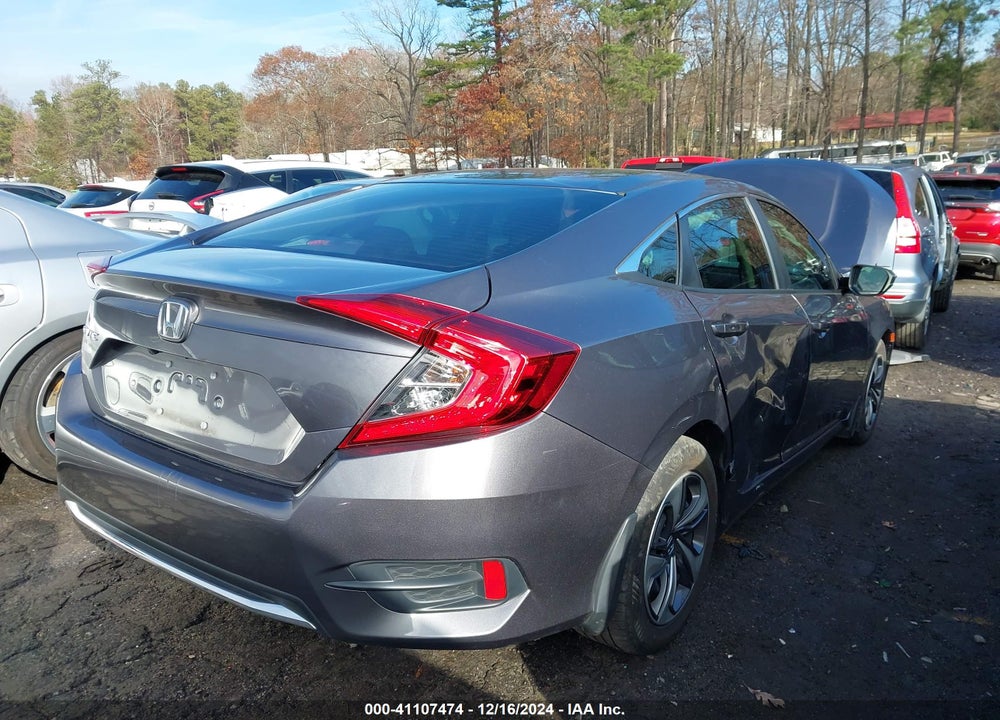 2019 HONDA CIVIC LX VIN: 19XFC2F66KE039694