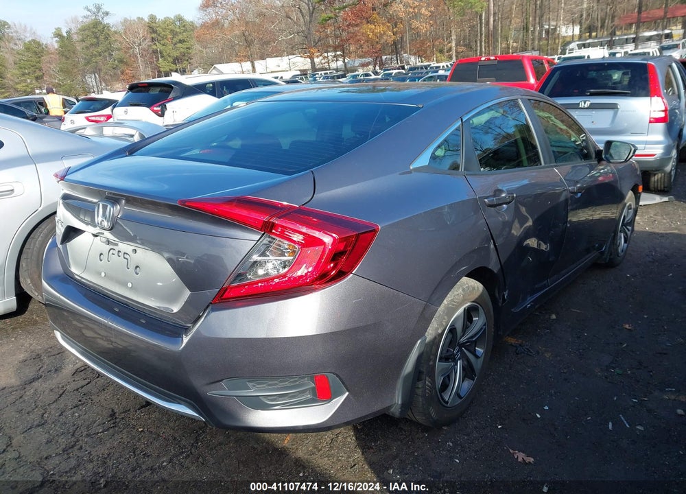 2019 HONDA CIVIC LX VIN: 19XFC2F66KE039694