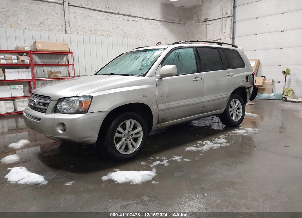 2007 TOYOTA HIGHLANDER HYBRID V6 VIN: JTEEW21A670049412