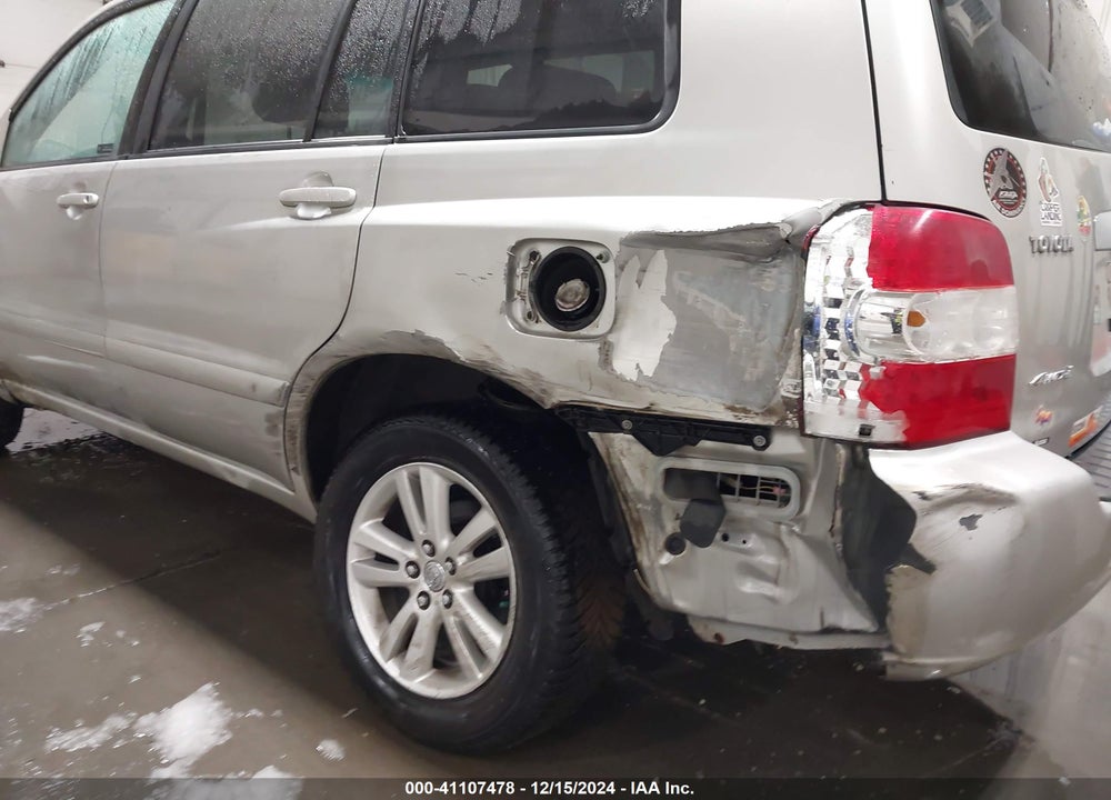 2007 TOYOTA HIGHLANDER HYBRID V6 VIN: JTEEW21A670049412