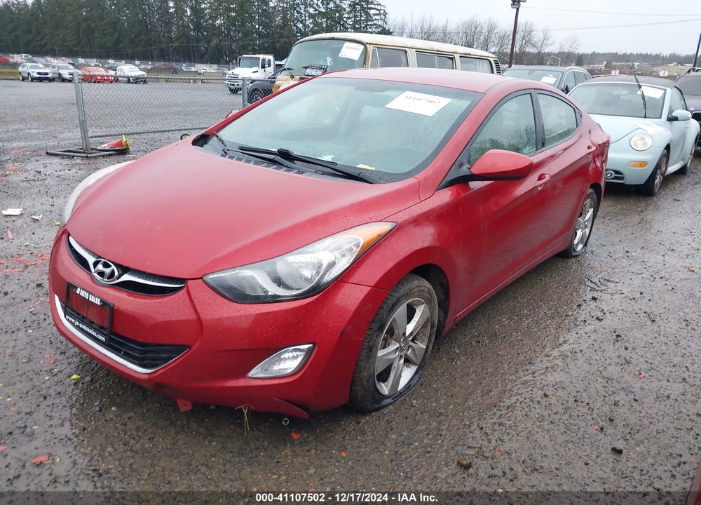 2013 HYUNDAI ELANTRA VIN: KMHDH4AE5DU706421