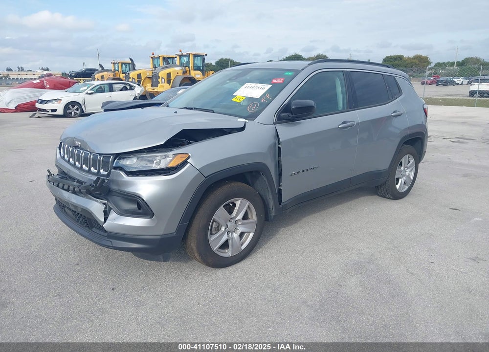 2022 JEEP COMPASS LATITUDE FWD VIN: 3C4NJCBBXNT229461