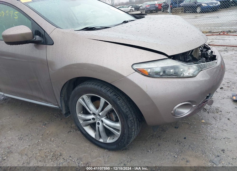 2009 NISSAN MURANO LE VIN: JN8AZ18W89W140742