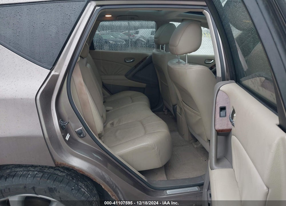 2009 NISSAN MURANO LE VIN: JN8AZ18W89W140742