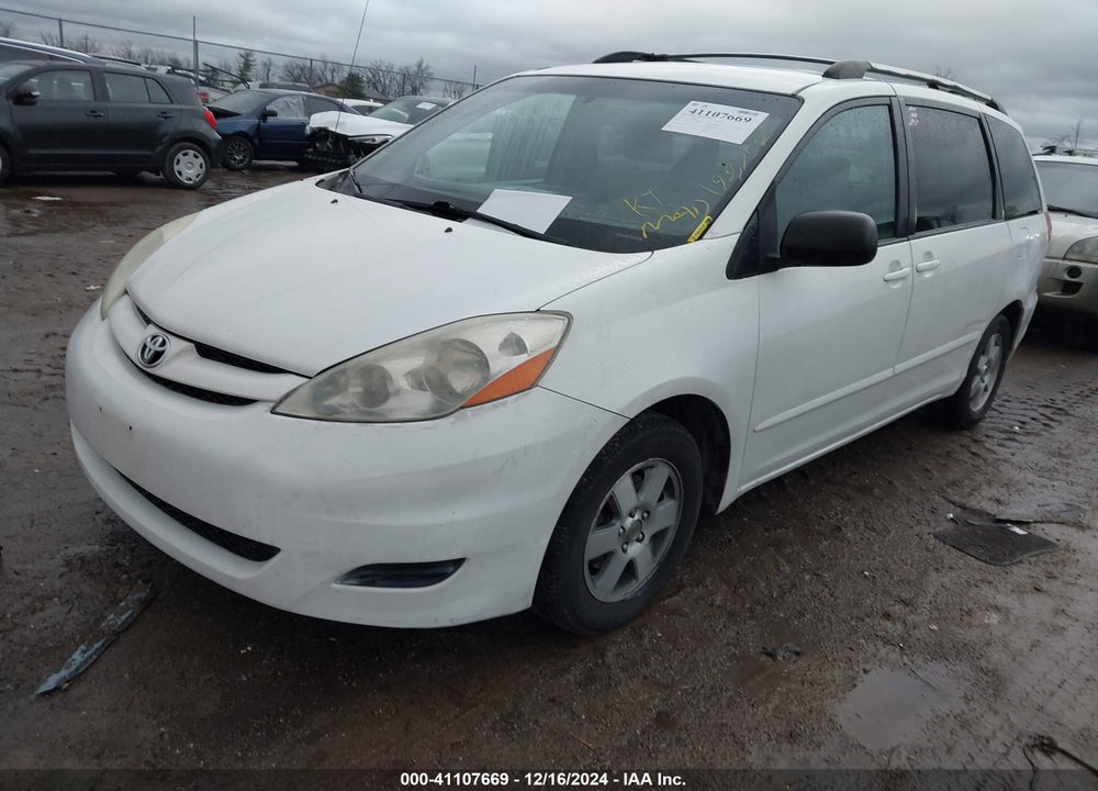 2008 TOYOTA SIENNA LE VIN: 5TDZK23C38S169554
