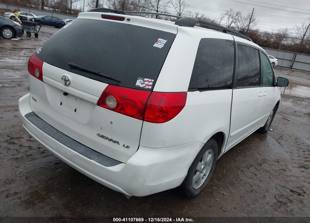 2008 TOYOTA SIENNA LE VIN: 5TDZK23C38S169554