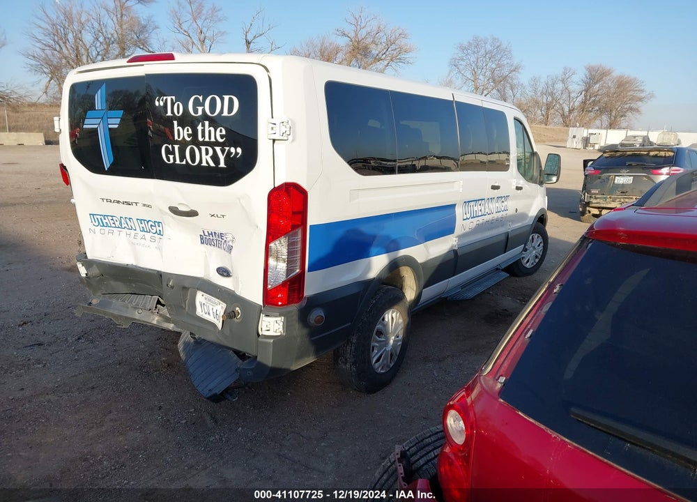 2016 FORD TRANSIT-350 XLT VIN: 1FBZX2ZM2GKA54326