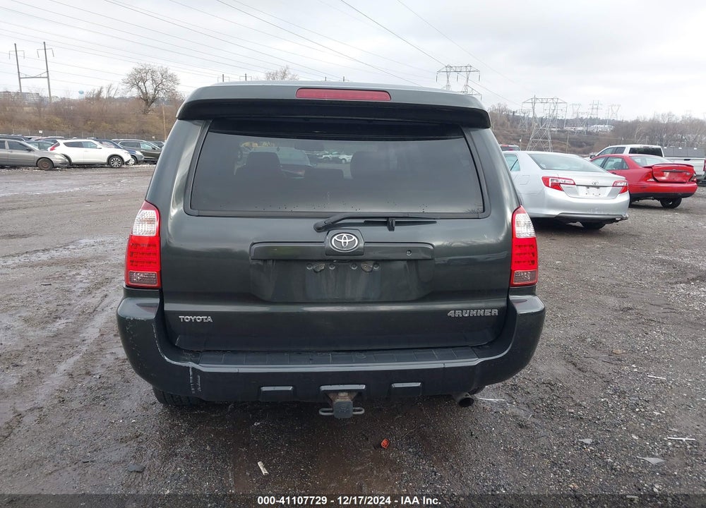2007 TOYOTA 4RUNNER LIMITED V6 VIN: JTEBU17R678102286