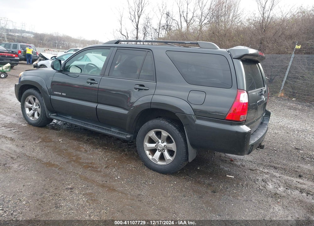 2007 TOYOTA 4RUNNER LIMITED V6 VIN: JTEBU17R678102286