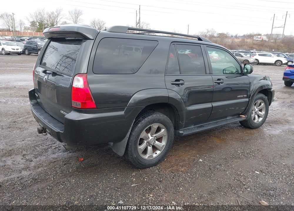2007 TOYOTA 4RUNNER LIMITED V6 VIN: JTEBU17R678102286