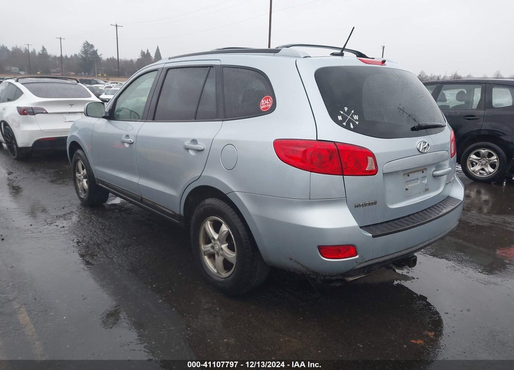 2007 HYUNDAI SANTA FE GLS VIN: 5NMSG13D47H051228