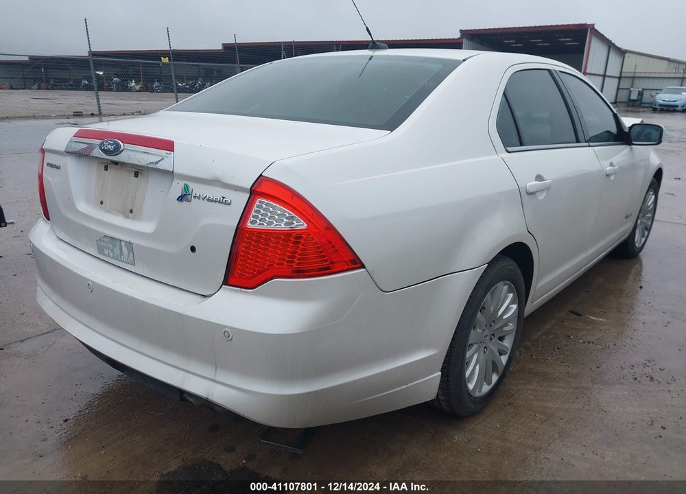 2012 FORD FUSION HYBRID VIN: 3FADP0L36CR186480