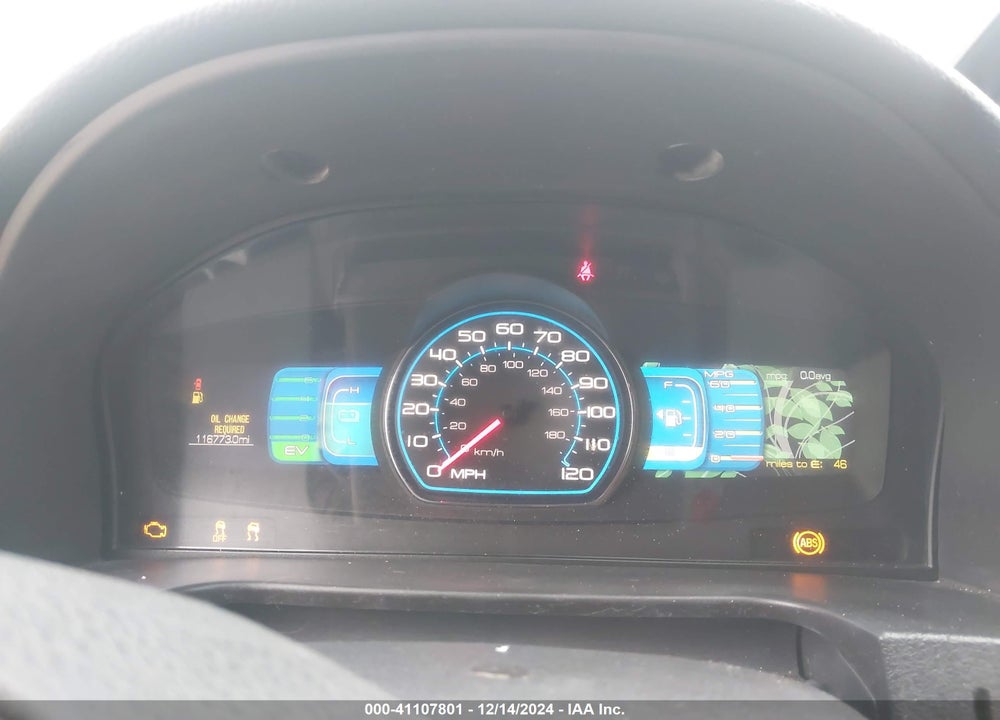 2012 FORD FUSION HYBRID VIN: 3FADP0L36CR186480