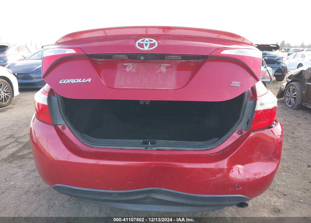 2015 TOYOTA COROLLA S PLUS VIN: 5YFBURHE9FP308400