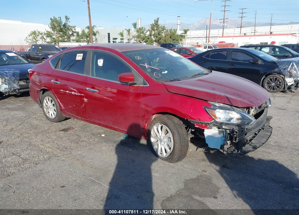 2019 NISSAN SENTRA SV VIN: 3N1AB7AP6KY377270