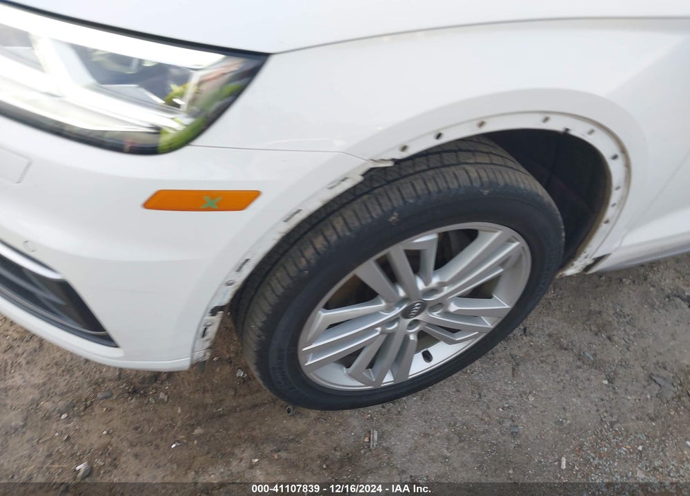 2018 AUDI Q5 2.0T PREMIUM/2.0T TECH PREMIUM VIN: WA1BNAFYXJ2091369