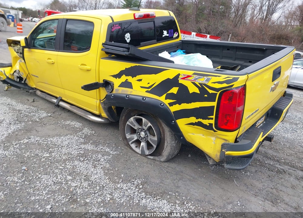 2015 CHEVROLET COLORADO VIN: 1GCGTCE38F1265875