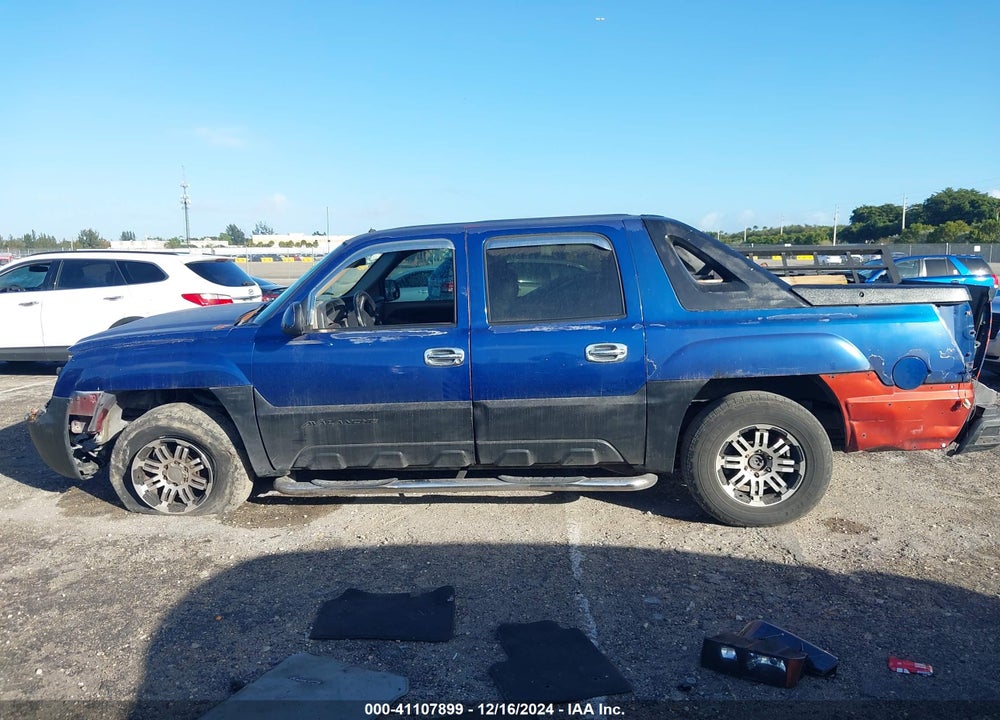 2002 CHEVROLET AVALANCHE 1500 VIN: 3GNEC13T62G139774