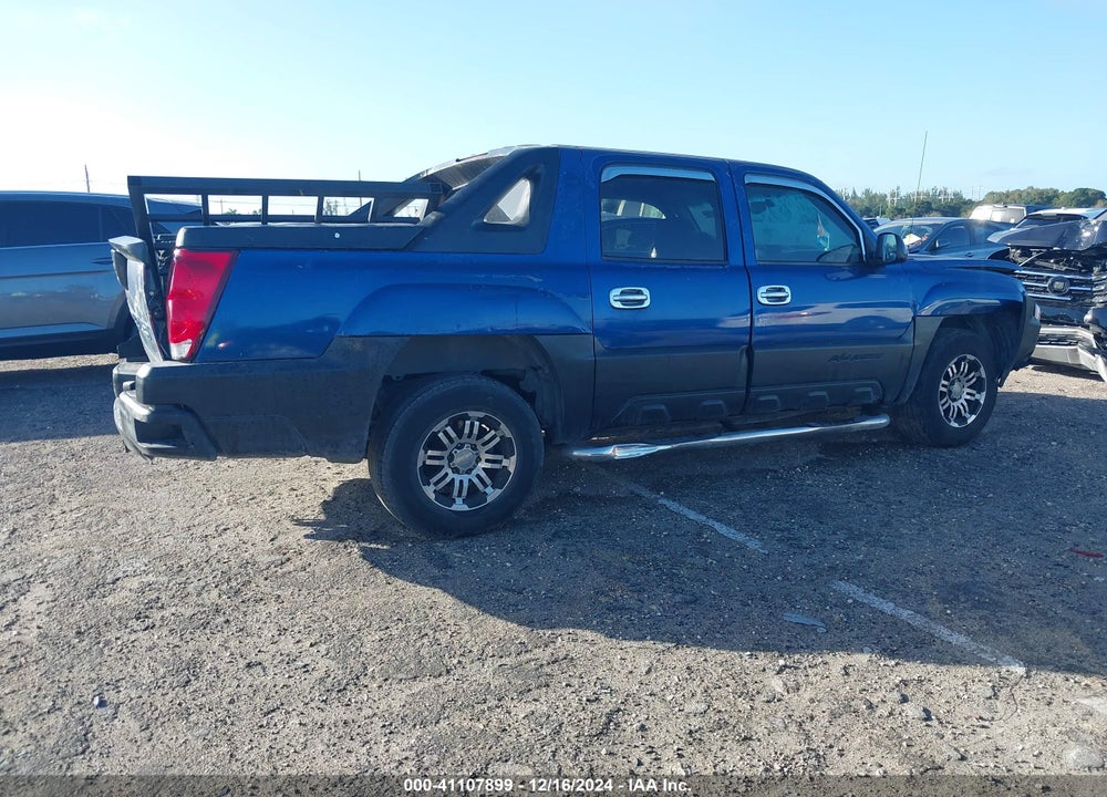 2002 CHEVROLET AVALANCHE 1500 VIN: 3GNEC13T62G139774