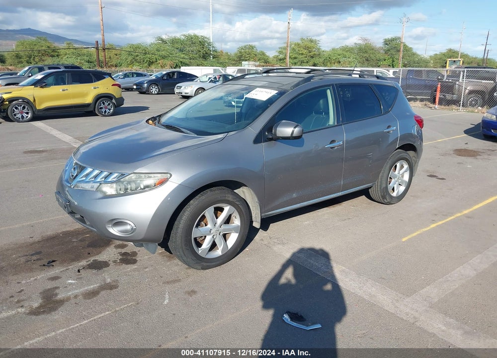 2009 NISSAN MURANO SL VIN: JN8AZ18W89W128381