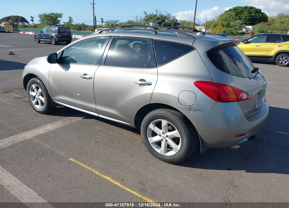 2009 NISSAN MURANO SL VIN: JN8AZ18W89W128381