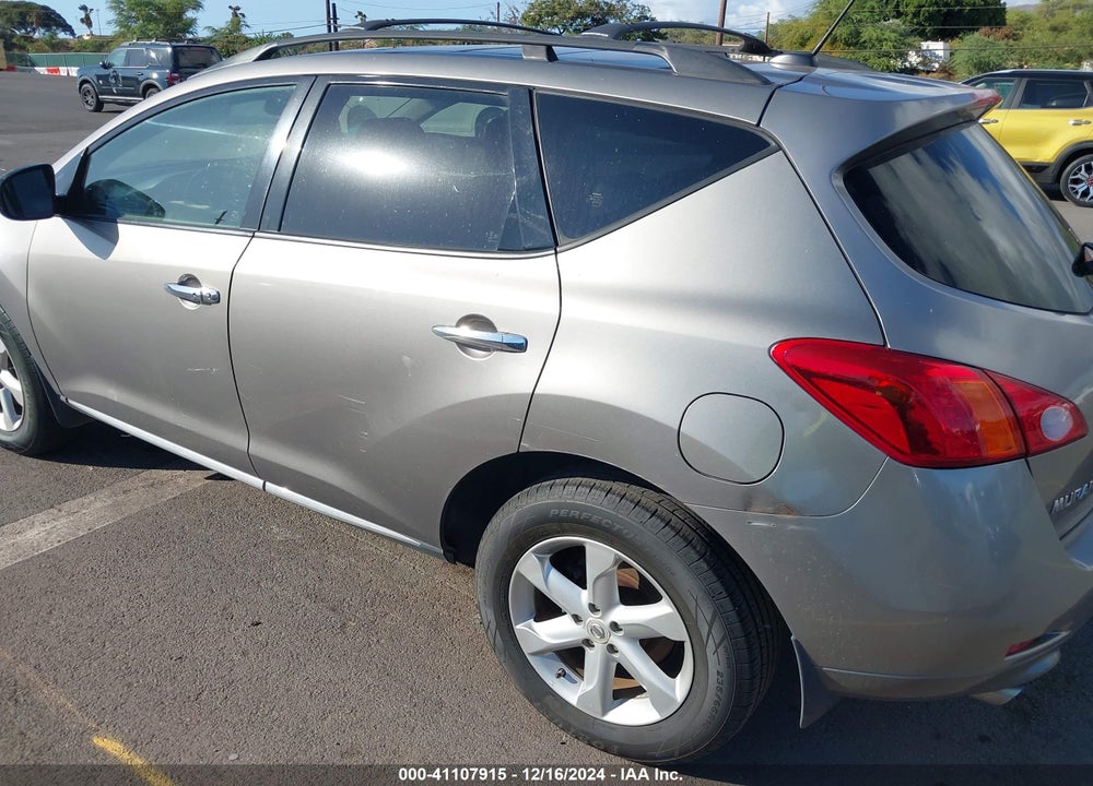 2009 NISSAN MURANO SL VIN: JN8AZ18W89W128381
