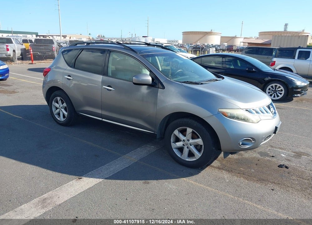 2009 NISSAN MURANO SL VIN: JN8AZ18W89W128381