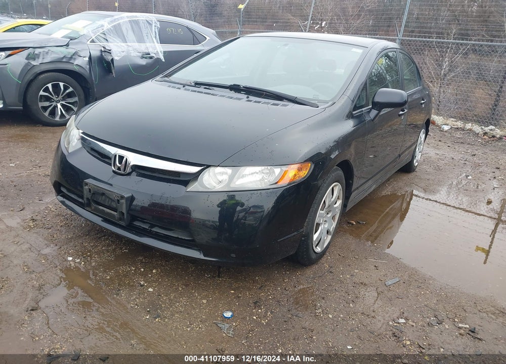 2007 HONDA CIVIC LX VIN: 1HGFA165X7L061401