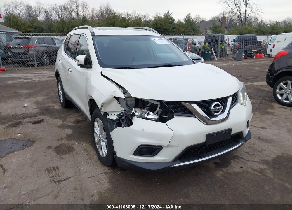 2016 NISSAN ROGUE SV VIN: 5N1AT2MV6GC758801
